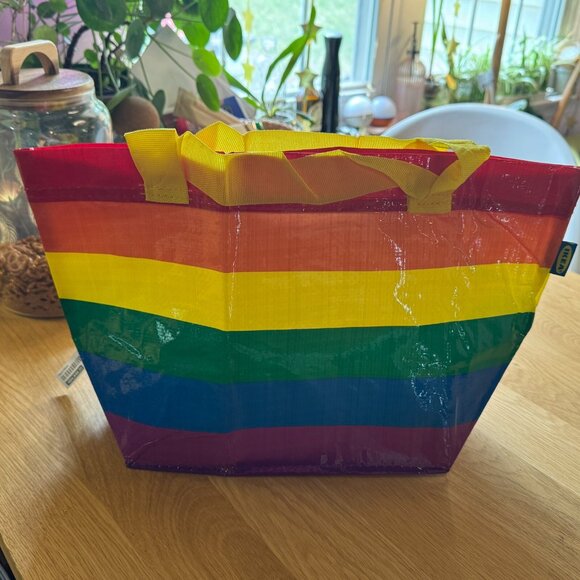 IKEA Storstomma Rainbow, Reuseable Small Tote Bag, 404.848.35 Multi-Color - Picture 3 of 10